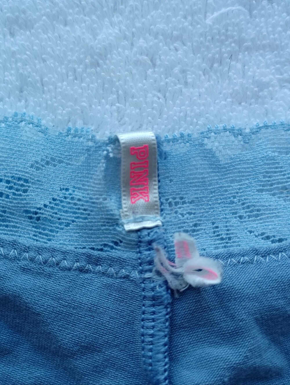 PINK Victoria's Secret Light Blue Cheeky Panty, Size XS - Picture 11 of 11